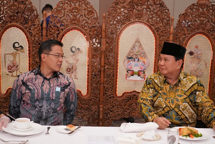Ketua Umum Partai Gerindra Prabowo Subianto bersama Wakil Ketua Umum Partai Gerindra Sugiono. (Instagram.com/@sugiono_56)