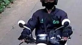 Terduga pelaku begal dengan plat nomor B 6268 ZRD terlihat dalam rekaman CCTV. (Instagram.com/@depokhariini) 