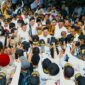 Ketua Umum Partai Gerindra Prabowo Subianto menghadiri agenda Konsolidasi Akbar Pengurus Gerindra Tangerang Raya di Lapangan Ahmad Yani, Tangerang, Minggu, 7 Juli 2023. (Dok. Tim Media Prabowo Subianto)