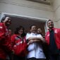 Ketua Umum Partai Gerindra Prabowo Subianto dan mengunjungi Partai Solidaritas Indonesia (PSI). (Dok. Tim Media Prabowo)  