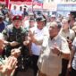 Menteri Pertahanan  Prabowo Subianto di acara peresmian 16 titik air di Dusun Upunyor, Kabupaten Maluku Barat Daya (MBD). (Instagramc.om/@prabowo)