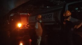 Kebakaran Tempat Pembuangan Akhir (TPA) Putri Cempo. (Dok. BPBD Kota Surakarta)  