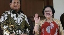 Ketua Umum Partai Gerindra Prabowo Subianto bersama Ketua Umum PDI Perjuangan Megawati Soekarnoputri. (Instagram.com/@presidenmegawati)  