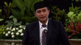 Edward Omar Sharif Hiariej.  (Dok. Kemenkumham.go.id)  