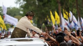 Calon Presiden nomor urut 2, Prabowo Subianto berkampanye di Batam. (Dok. TKN Prabowo - Gibran)  
