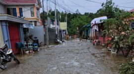 Banjir yang melanda Kabupaten Mahakam Hulu berangsur surut pada Jumat (17/5/2024). (Dok.  BPBD Kab. Mahakam Ulu)
