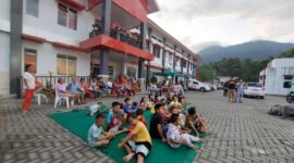 Kondisi terkini warga di pengungsian akibat erupsi Gunung Ruang, Kabupaten Siao Tagulandang Biaro (Sitaro), Provinsi Sulawesi Utara. (Dok. BPBD Kabupaten Sitaro)