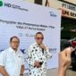 Ketua BNSP Syamsi Hari, bersama peserta sertifikasi welder CPMI tujuan Korea Selatan di LPK Geweld Batam. Sertifikasi yang berlangsung pada 14-16 Juni 2024. (Doc.Ist)