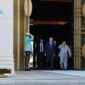 Menteri Pertahanan RI yang juga presiden terpilih Prabowo Subianto bertemu Presiden Turki, Recep Tayyip Erdoğan di Istana Kepresidenan Turki. (Dok. Tim Media Prabowo)