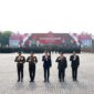 Presiden RI Jokowi dengan Presiden terpilih Prabowo Subianto kompak bersandingan menghadiri acara Apel Pengamanan Pelantikan di Mako Brimob Kelapa Dua Wetan, Depok, Jawa Barat. (Dok. Tim Media Prabowo Subianto)